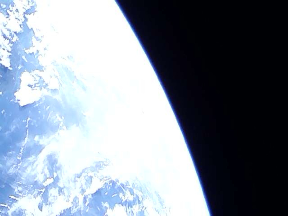 Space and the Pacific Ocean from CatSat