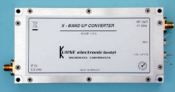 A picture from the store page of the Kuhne X-band Upconverter