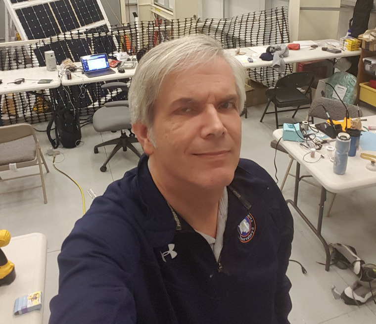 Dr. Walker looking at the camera